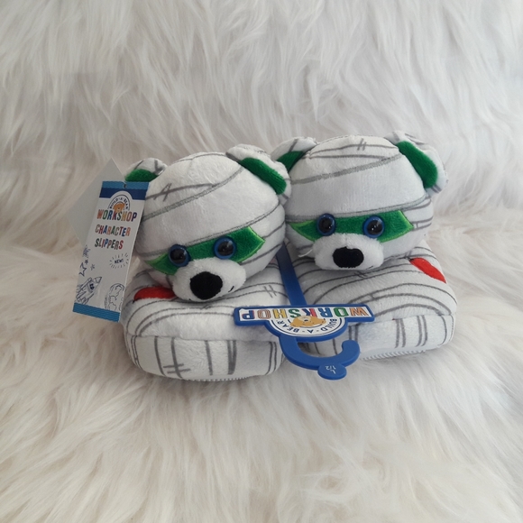 NWT! Build-A-Bear Character Slippers (Puppy) - Picture 1 of 3